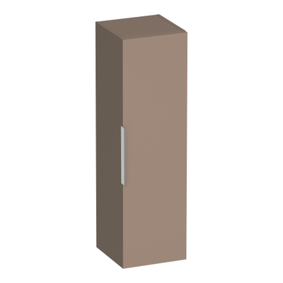 BRAUER Elevate armoire de salle de bains - 120x35x35cm - sans poignée rapportée - 1 porte - ouvrant à gauche ou à droite - moka mat