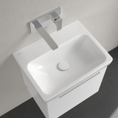Villeroy & Boch Architectura Wastafel - 42x55cm - geslepen onderkant - zonder kraangat - White Alpine (glans wit)