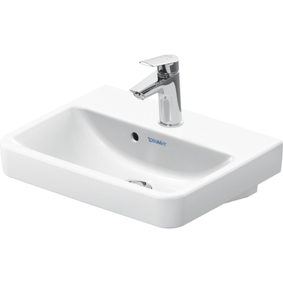 Duravit No.1 - No.1 - handwasbakje - 450mm - met overloop - 1 kraangat midden - hoogglans wit