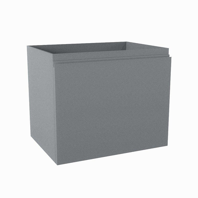 Mondiaz FLOTT wastafelonderkast - 60x45x50cm - 2 softclose - Plata