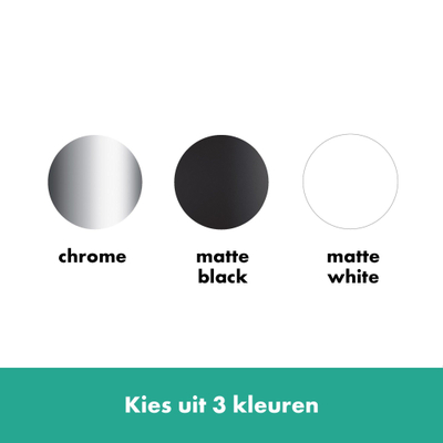 Hansgrohe VIVENIS Eengreeps bidetkraan - met trekwaste - mat wit