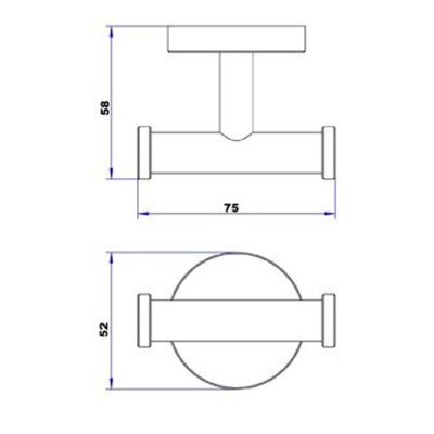 Plieger Vigo double crochet chrome