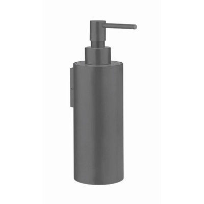 Crosswater 3ONE6 Zeepdispenser - 6.3x6.3x19.7cm - wand - RVS - slate gunmetal (antraciet)