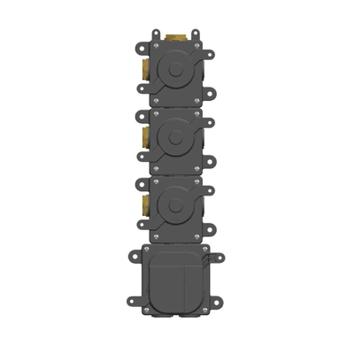 Hotbath Mate Inbouw box Inbouwbox - 3 stopkranen - zwart