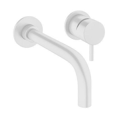 Crosswater MPRO Wastafelkraan - inbouw - uitloop 22.9cm - mat wit OUTLETSTORE