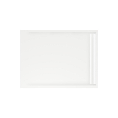 Xenz Easy Tray receveur de douche - 120x90x5cm - acrylique - sans cache-caniveau - blanc