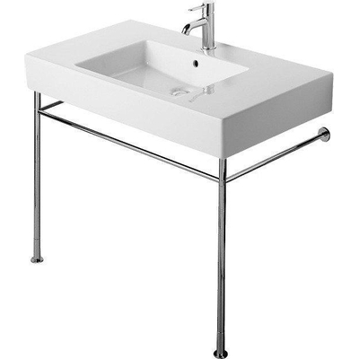 Duravit Vero console métallique pour lavabo hauteur réglable +5cm chrome