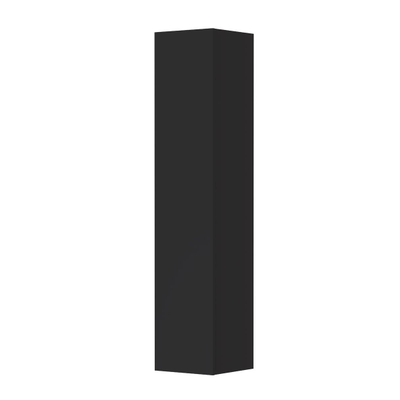 INK Armoire de salle de bains - 36x37x169cm - 1 porte - sans poignée - MDF laqué noir mat