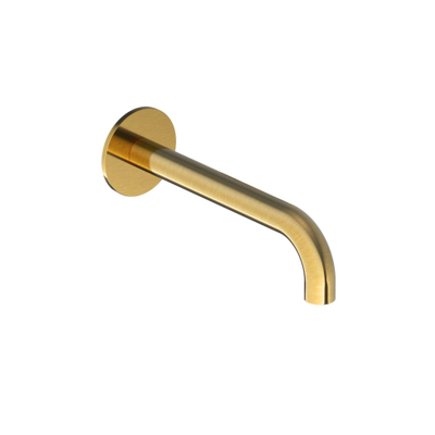 Hotbath Cobber Uitloop lengte 18 cm - PVD - geborsteld messing (goud)