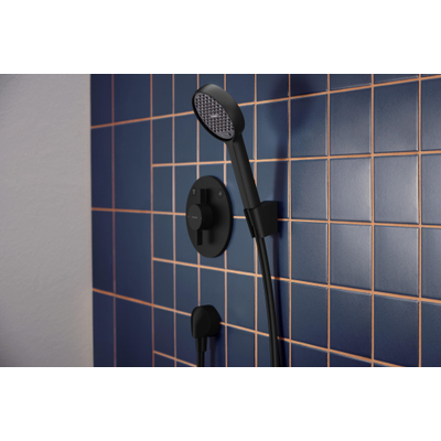Hansgrohe Activera Select S ensemble de douchette 95 - 2 jets - EcoSmart - avec flexible de douche 160cm - noir mat