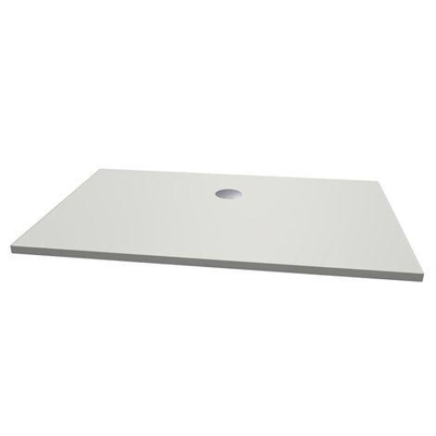 Xenz Flat Plus receveur de douche 140x90cm rectangle blanc mat