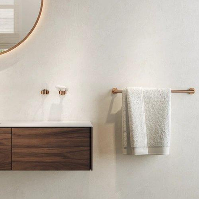 Porte-savon Geesa Nemox avec plateau - bronze brossé