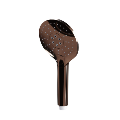 Fortifura Calvi Ensemble de douche à encastrer - thermostatique - bras mural - douche principale de 30 cm - douchette ronde - flexible de douche en métal - cuivre brossé PVD (Cuivre)