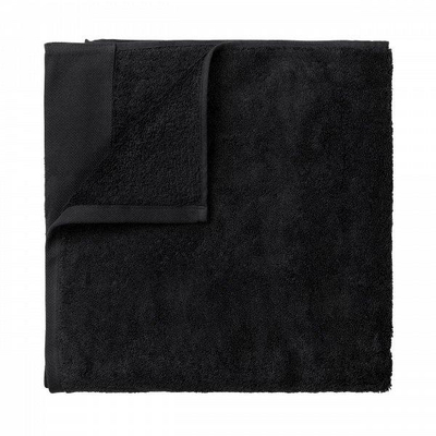 Blomus Riva Badhanddoek - breedte 70cm - lengte 140cm - Zwart