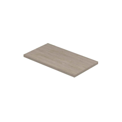 INK Topdeck XS Wastafelblad - 40x22x1.6cm - tbv onderkast - MFC - Ivoor eiken