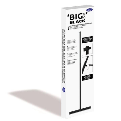 Best Design Big vloerwisser 125x33cm zwart mat