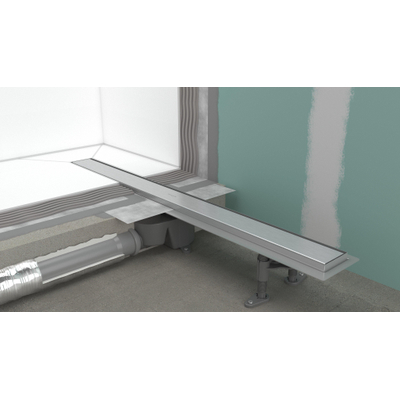 Hansgrohe RainDrain Go Douchegoot - 90cm - standaard/vlakke installatie - betegelbaar - mat zwart