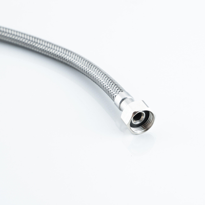 FugaFlow Eccelente Acces flexible tuyau - 30cm - 1/2\""x3/8\"""" - Acier inoxydable brossé PVD (Acier inoxydable)"