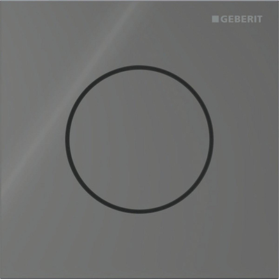 Geberit Type 40 urinioir bedieningsplaat - pneumatisch - rond - lava (grijs)