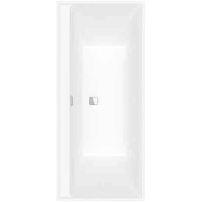 Villeroy & Boch Collaro bad rechthoek - 170x75cm - met badwaste - Stone White (mat wit)