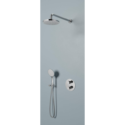 Hotbath Buddy Complete - thermostatische douche inbouwset Buddy - met 2-weg-stop-omstel - hoogglans chroom