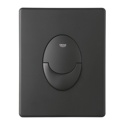 Grohe Skate Air Bedieningsplaat - dualflush - 15.6x19.7cm - verticaal - phantom black (zwart)