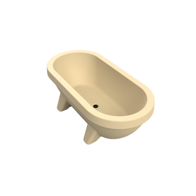 Gardentub Baignoire îlot (extérieur) - 194x94x66cm - synthétique - compatible à l'extérieur - sand dune mat (beige)