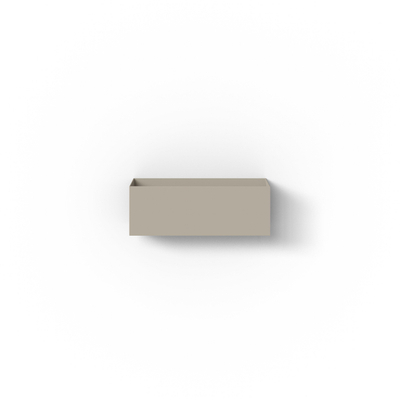 Looox Storage collection Wandbak - 30x10x10cm - matt sand beige