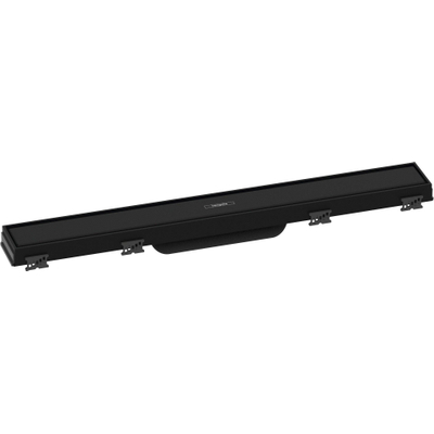 Hansgrohe RainDrain Match Caniveau de douche - 60cm - cadre réglable en hauteur - noir mat