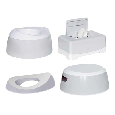 LUMA Light Grey toilet trainingsset 40x28cm