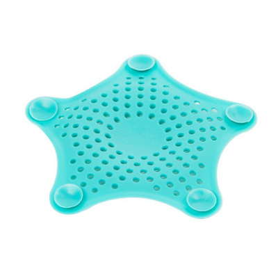 Umbra Starfish haarfilter 15x15x1cm Rubber Blauw