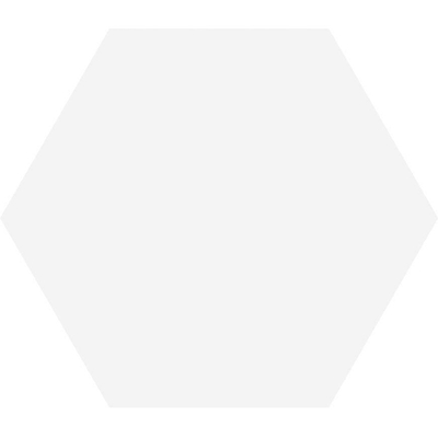 ÉCHANTILLON Cifre Cerámica Hexagon Timeless Carreau de sol et de mur Blanc Mat Vintage Mat Blanc