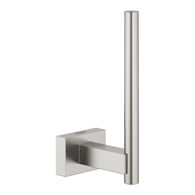 GROHE Essentials Cube Porte-rouleau de réserve - 1 rouleau - supersteel