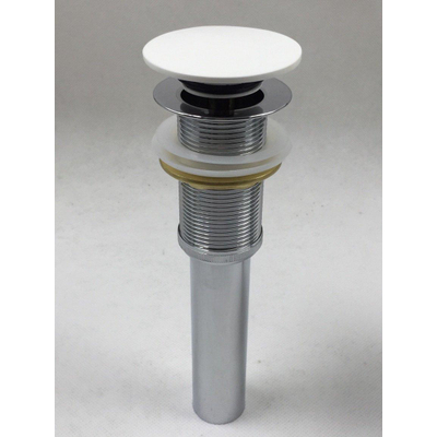 Ideavit Pop up afvoerplug vlak solid surface wit