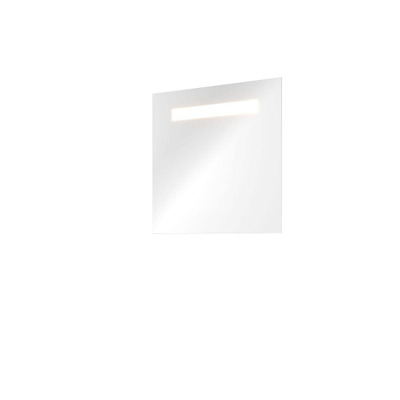 INK PROLINE spiegel – 60x60 cm – directe LED boven – aluminium