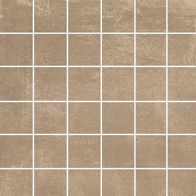 Terravito Davano carreau mosaïque -30x30cm - 10mm - Carré - Aspect béton - Taupe mat