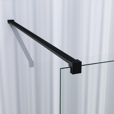 BRAUER Black Season Inloopdouche - helder glas - 100x200cm - mat zwart
