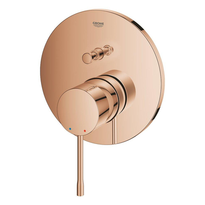 GROHE Essence New partie apparente pour mitigeur de baignoire encastré avec inverseur warm sunset 24058DA1