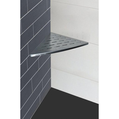 Wiesbaden InWall hoekplanchet 29 x 29 cm RVS