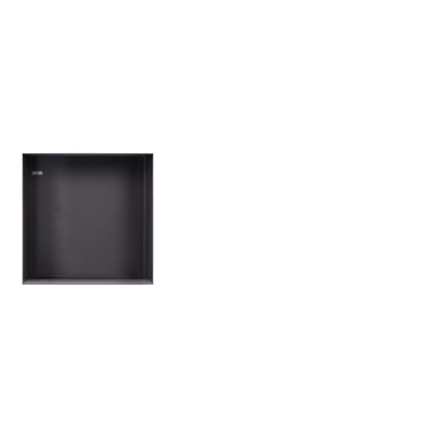 Looox Colour BoX niche encastrée - 30x30x10cm - inox anthracite mat
