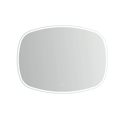 Arcqua Fjord spiegel - 160x75cm - ovaal - met led verlichting - met verwarming