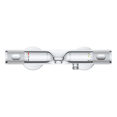 GROHE Grohtherm Badmengkraan - thermostatisch - opbouw - zonder S-koppeling en rozetten - chroom