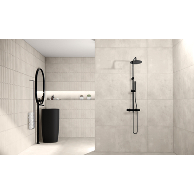 ÉCHANTILLON Terravito Gipuro Carrelage de sol et de mur - 60x120cm - rectifié - mat Crème