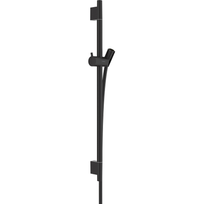 Hansgrohe Unica Puro Barre de douche - 65 cm - avec flexible de douche - noir mat