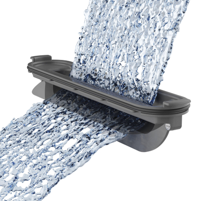 Hansgrohe RainDrain Match Douchegoot - 100cm - hoogte verstelbaar frame - brushed stainless steel
