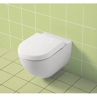 Villeroy & Boch Subway closetzitting - quickrelease - met rvs scharnieren - White Alpine (glans wit)