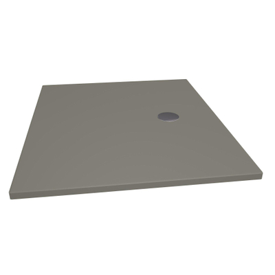 Xenz Flat Plus Douchebak - 120x100cm - Rechthoek - Cement