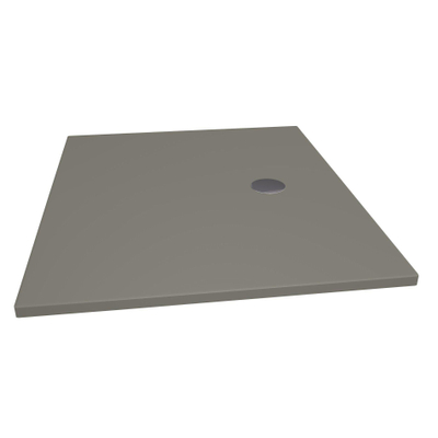 Xenz Flat Plus receveur de douche 100x120cm rectangle ciment