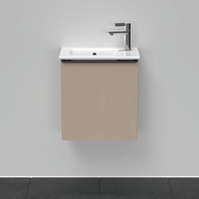 Duravit D-neo Meuble sous vasque 41x27.4x44cm 1 porte Lin mat