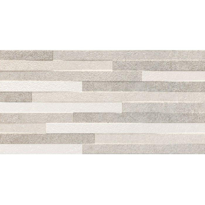 ÉCHANTILLON Baldocer Cerámica Carreau mural Pierre Grey Décor Rectifié Aspect pierre naturelle Mat Gris